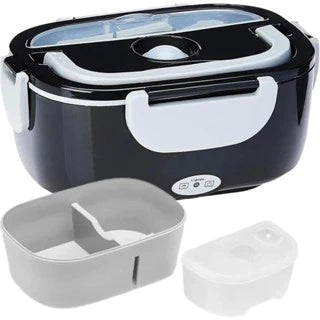 HeatBox CBT – Marmita Elétrica Veicular Bivolt Portátil Inox P/ Carro, Casa, Caminhão, Uber e Táxi (12V / 24V / 110V / 220V)