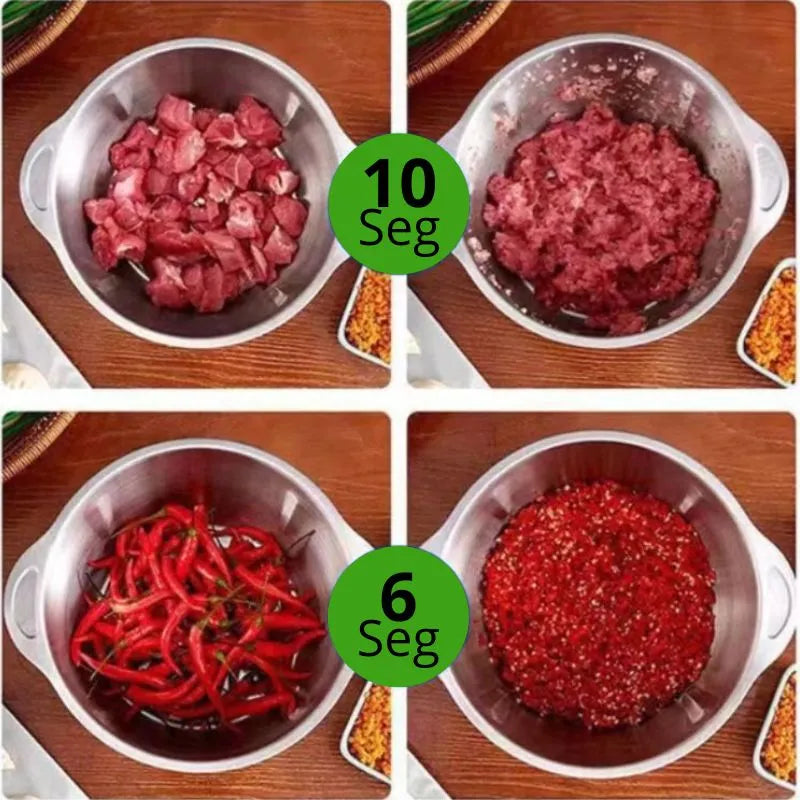 TurbTurboChef CBT — Picador e Misturador Elétrico 2 em 1 (3 L ou 5 L) | Frete Grátis