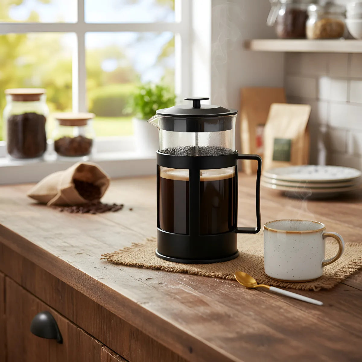 Cafeteira Prensa Francesa CBT – Café Gourmet em Minutos - Frete Grátis para Todo o Brasil