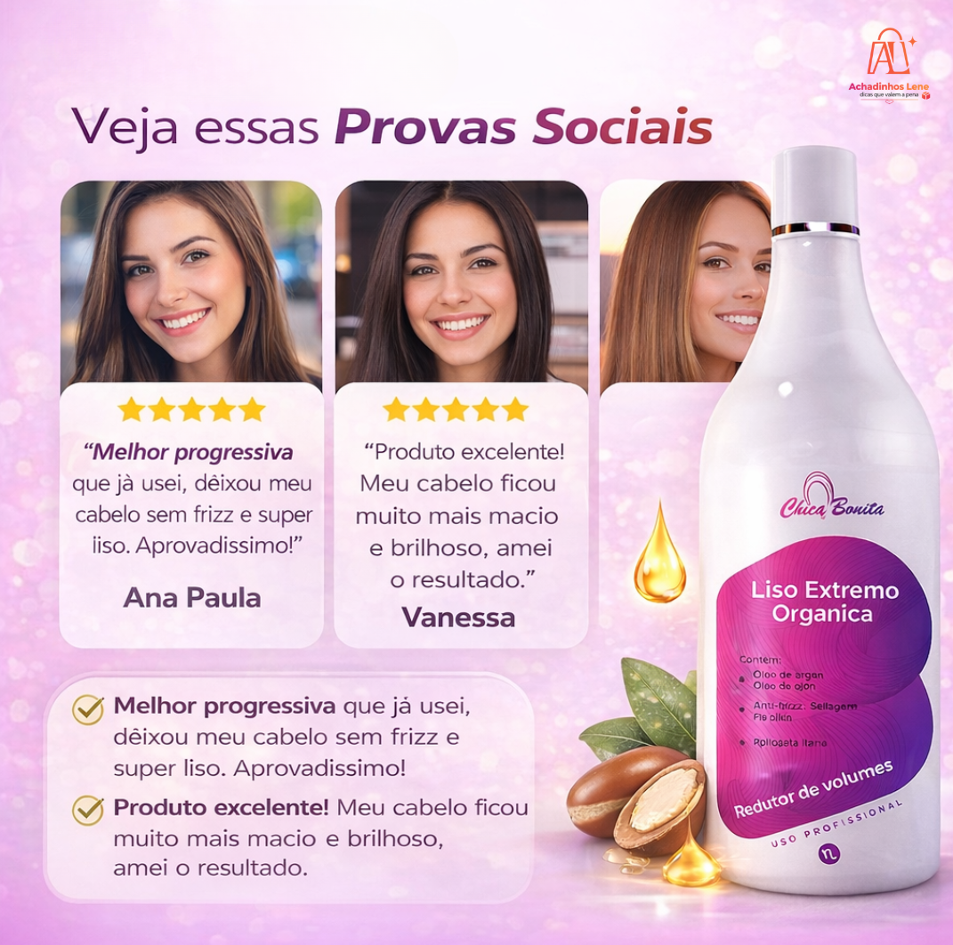 Progressiva Sem formol Orgânica Profissional 1 Litro