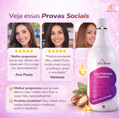 Progressiva Sem formol Orgânica Profissional 1 Litro