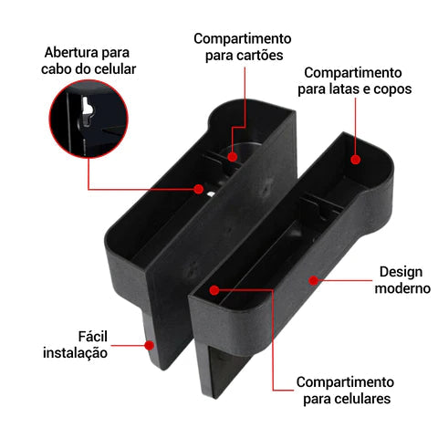 Organizador Compact Car – Multiuso para Bancos Laterais