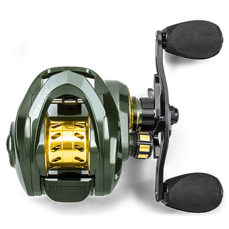 Carretilha de Pesca Titan Pro – 14 Rolamentos, Sistema Anti-Cabeleira