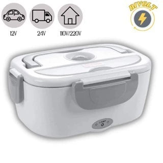 HeatBox CBT – Marmita Elétrica Veicular Bivolt Portátil Inox P/ Carro, Casa, Caminhão, Uber e Táxi (12V / 24V / 110V / 220V)