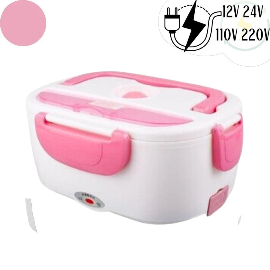 HeatBox CBT – Marmita Elétrica Veicular Bivolt Portátil Inox P/ Carro, Casa, Caminhão, Uber e Táxi (12V / 24V / 110V / 220V)