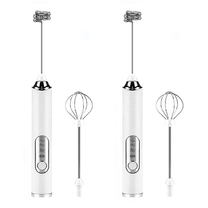 Batedor Misturador Mixer Elétrico para Bebidas Leite Café Portátil