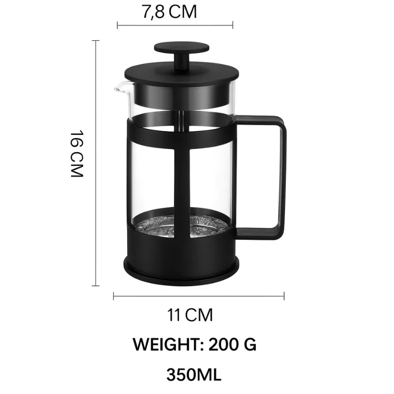 Cafeteira Prensa Francesa CBT – Café Gourmet em Minutos - Frete Grátis para Todo o Brasil